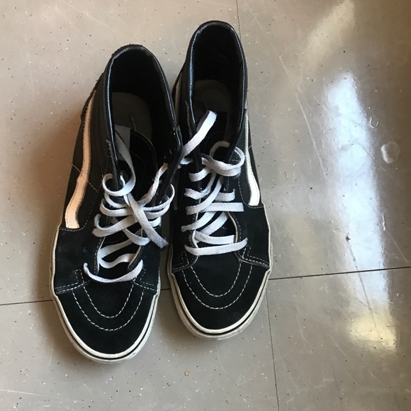High Top Black Vans - Picture 1 of 3